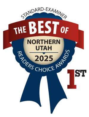 Standard-Examiner Best of Northern Utah 2025 Readers Choice Awards, first place ribbon