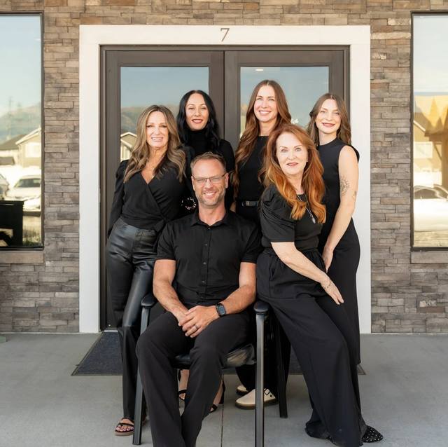 Taffie Evans Schmidt and Mark Deis with the Kameo team